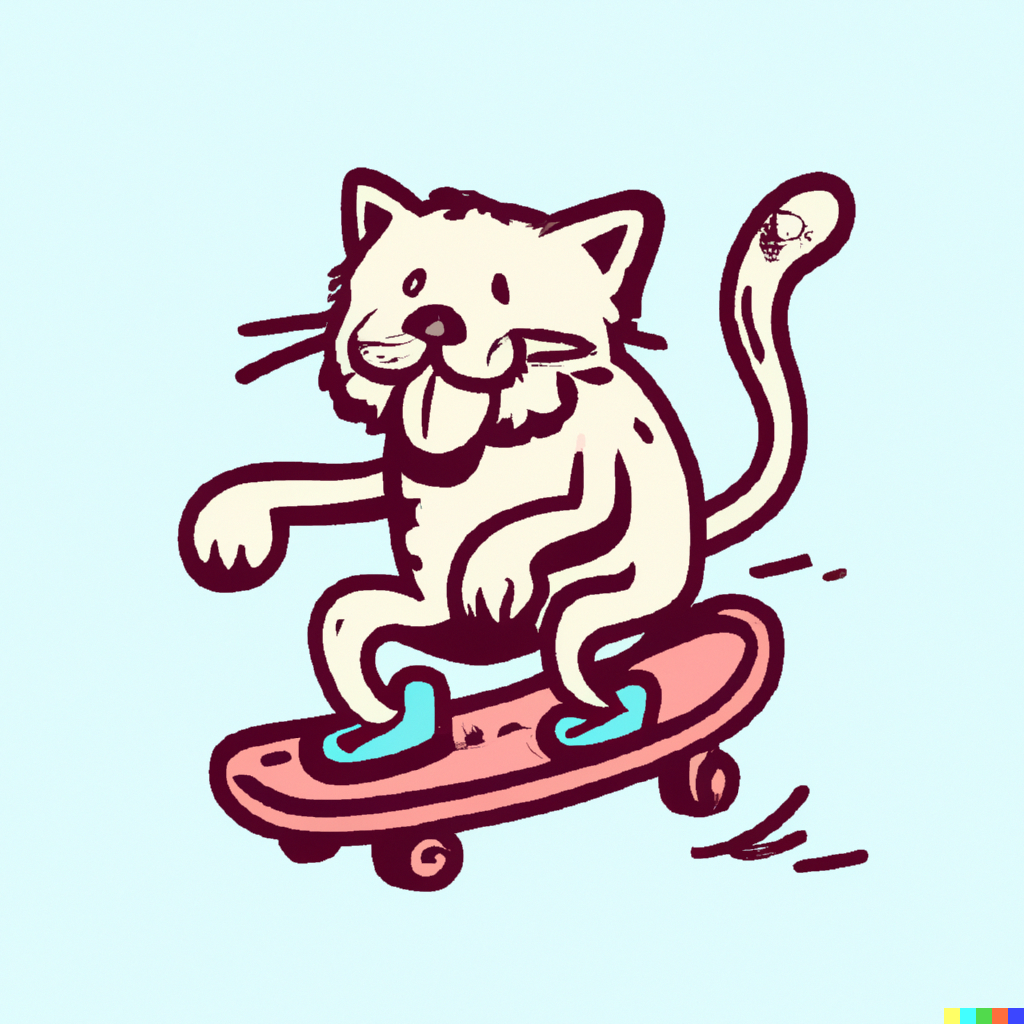 A smiling cat riding a skateboard_V2.png